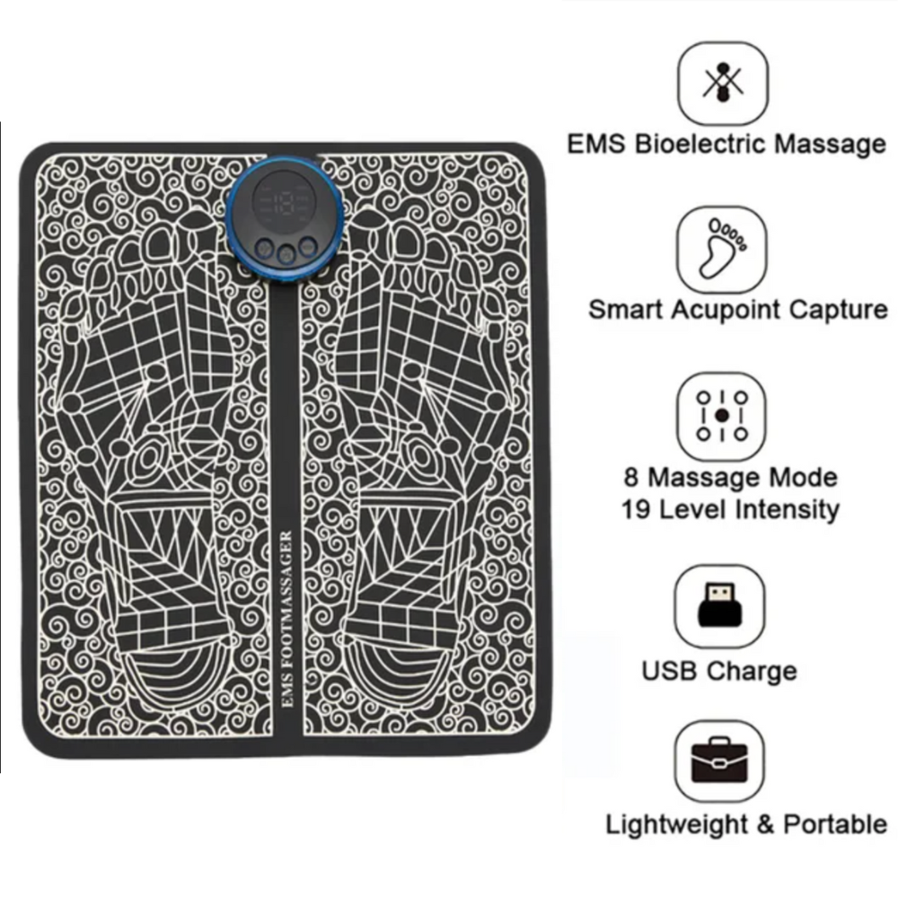 Fodmassage Pad med Elektrisk Muskelstimulering 2