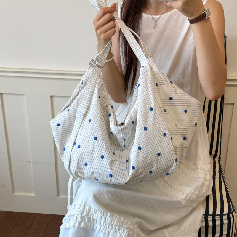 Genanvendelig Tote Taske Stribet Design 2