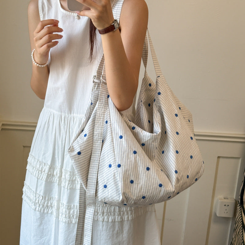 Genanvendelig Tote Taske Stribet Design 3
