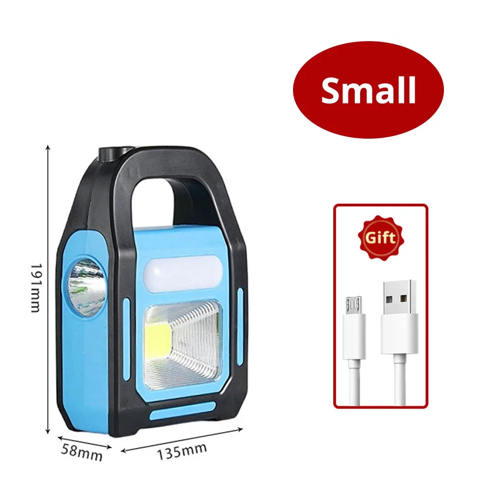Genopladelig Campinglanterne med Powerbank 0