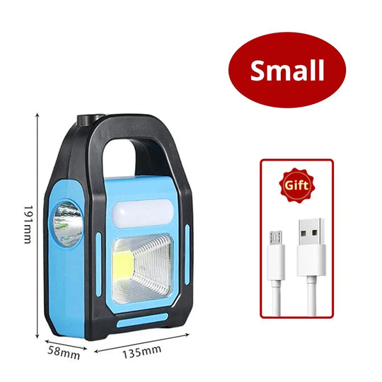 Genopladelig Campinglanterne med Powerbank 0