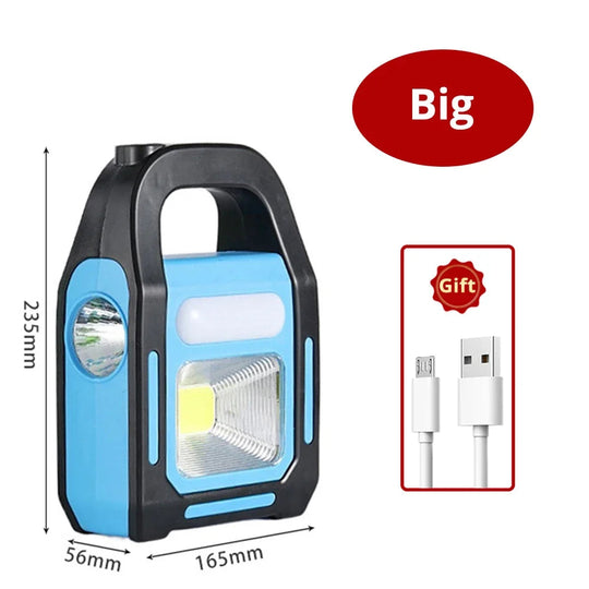 Genopladelig Campinglanterne med Powerbank 6