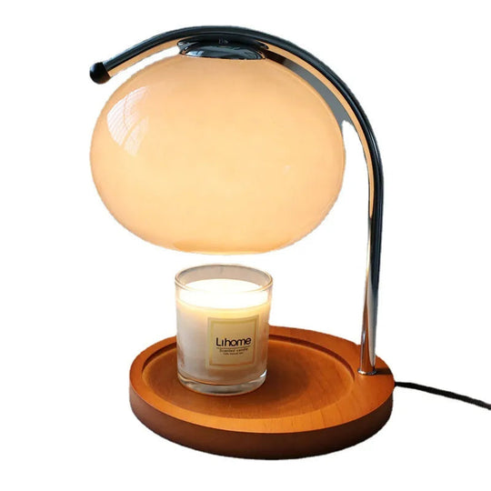 Glas Stearinlyslampe med Justerbar Lysstyrke 3