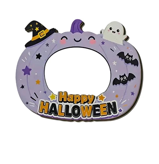 Halloween Dekorationsbilledramme med Græskardesign 0