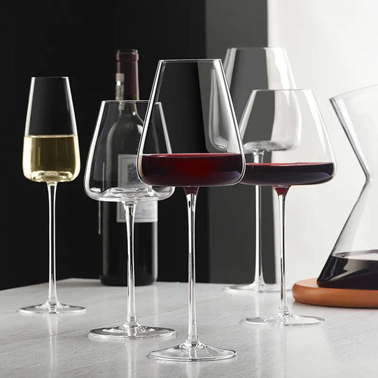 Håndlavede Krystal Vin- og Champagneglas 3