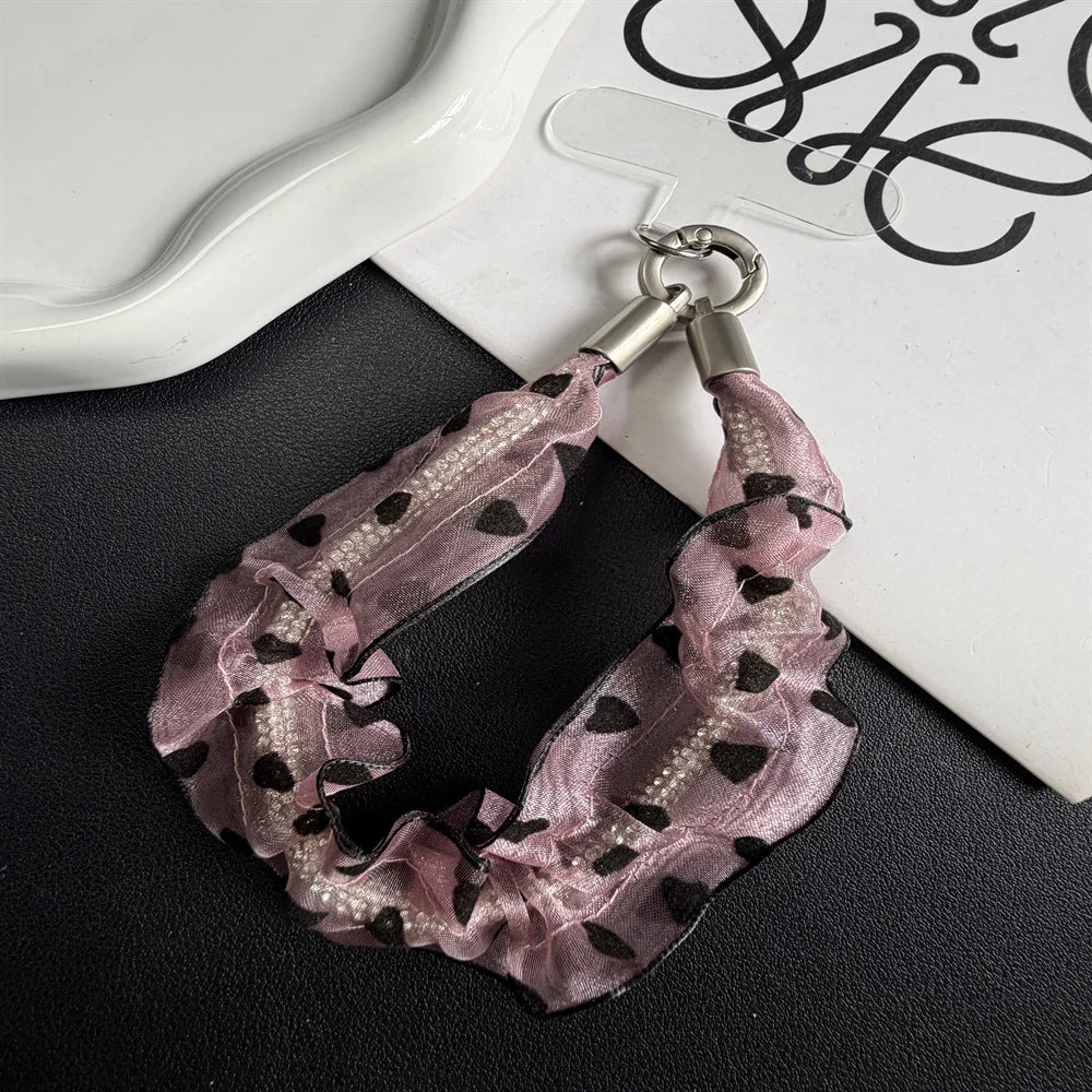 Hårscrunchie med hjertemønster til kvinder 0
