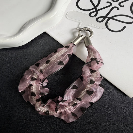 Hårscrunchie med hjertemønster til kvinder 0