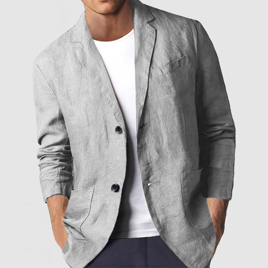 Herre Blazer Afslappet Stil 1