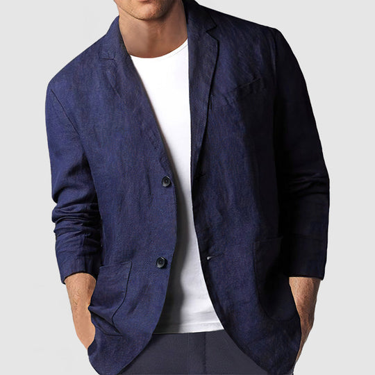 Herre Blazer Afslappet Stil 2