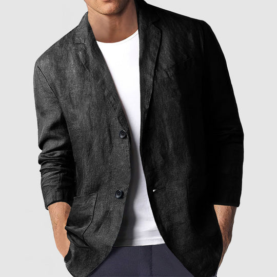 Herre Blazer Afslappet Stil 6