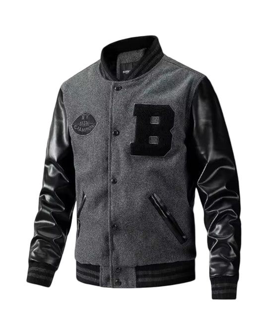 Herre Bomber Jakke Casual Streetwear Med Stilfulde ærmer 0