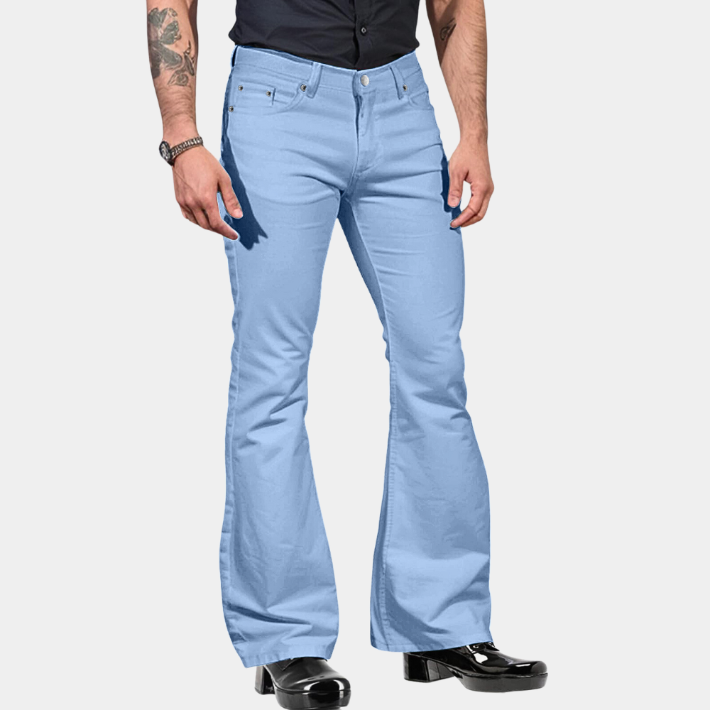 Herre Bukser Flared Retro Stil Komfortable og Tidløse 1
