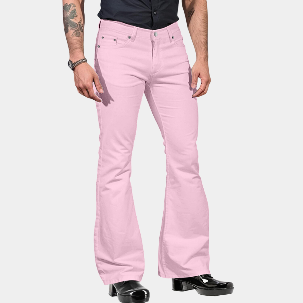 Herre Bukser Flared Retro Stil Komfortable og Tidløse 3