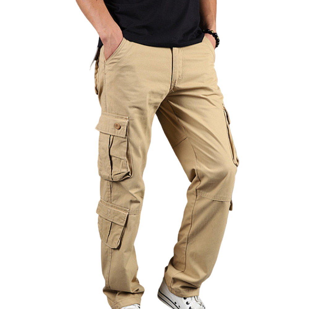 Herre Cargo Bukser Urban Stil Med Cargo-Lommer 0