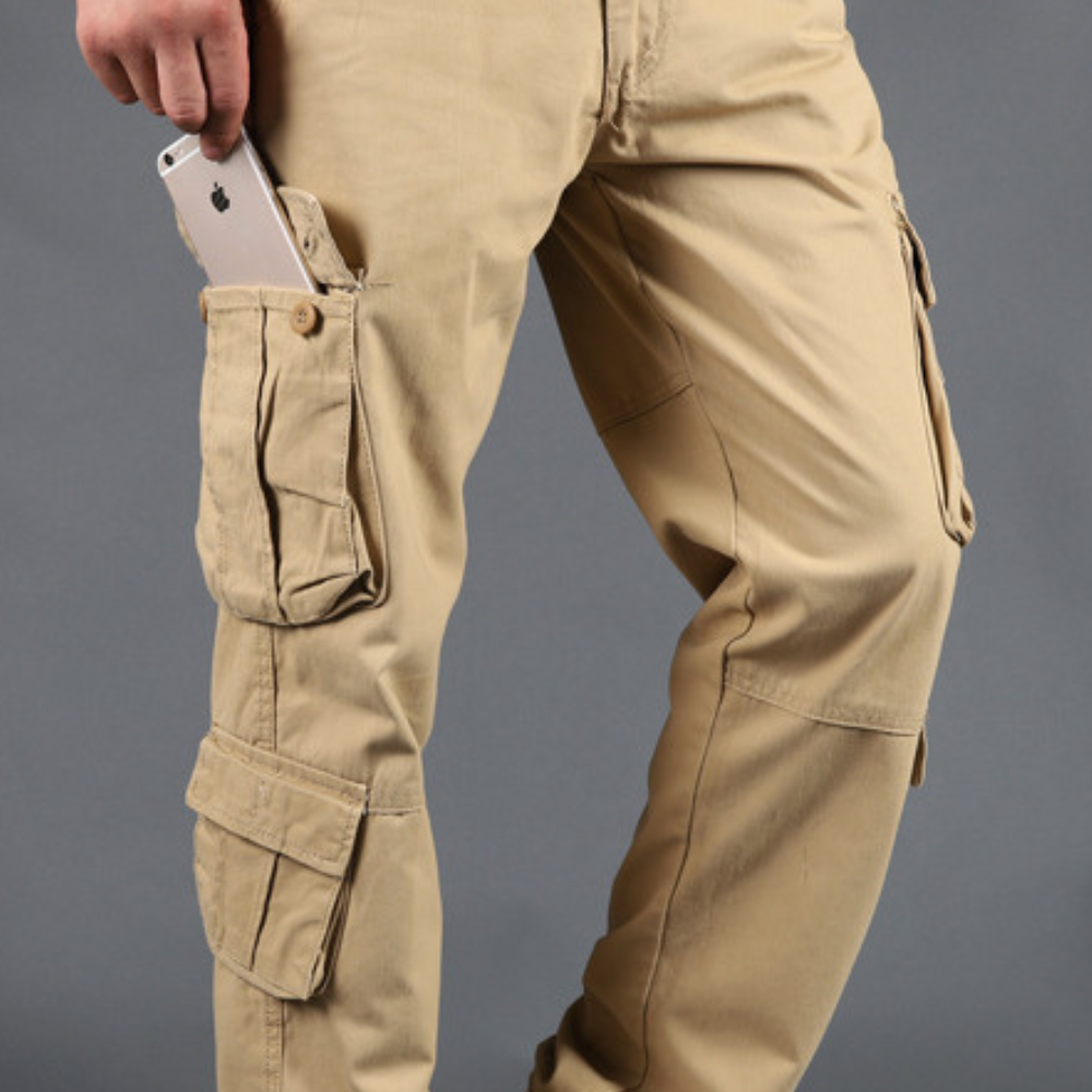 Herre Cargo Bukser Urban Stil Med Cargo-Lommer 3