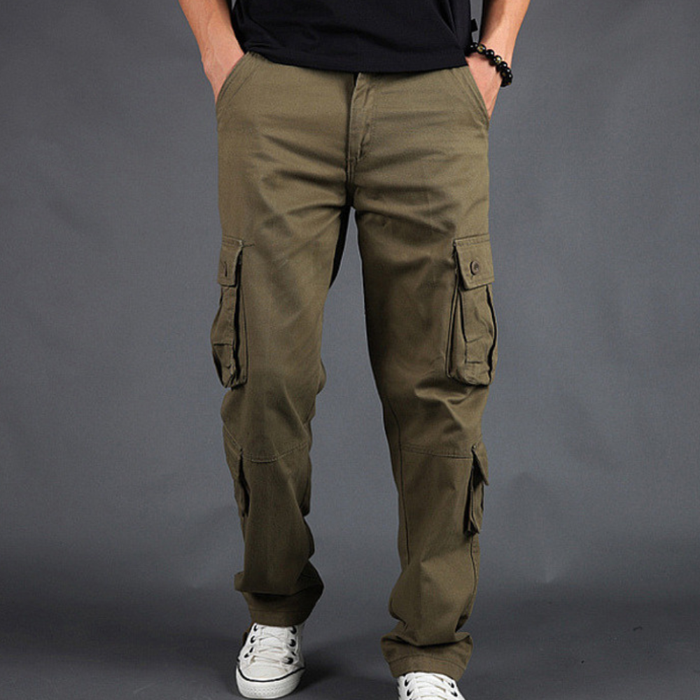 Herre Cargo Bukser Urban Stil Med Cargo-Lommer 4
