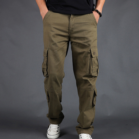 Herre Cargo Bukser Urban Stil Med Cargo-Lommer 4