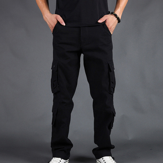 Herre Cargo Bukser Urban Stil Med Cargo-Lommer 5
