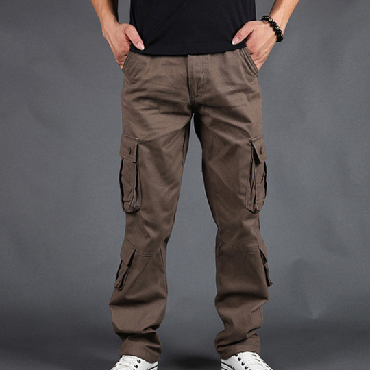 Herre Cargo Bukser Urban Stil Med Cargo-Lommer 6