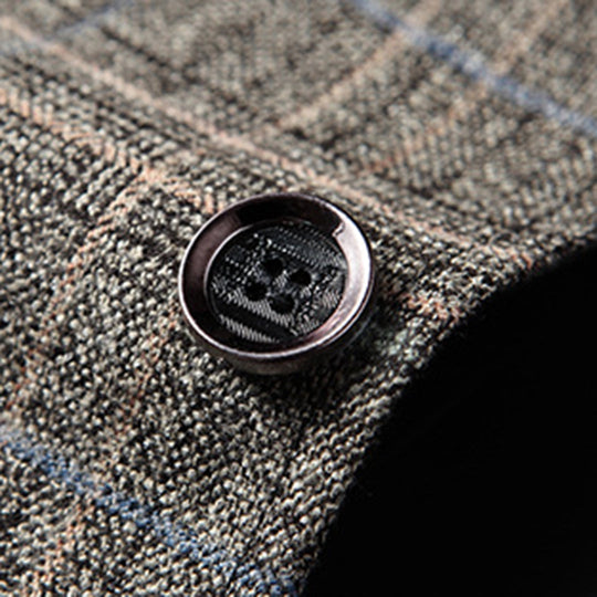 Herre Casual Blazer med Broderet Mønster 4