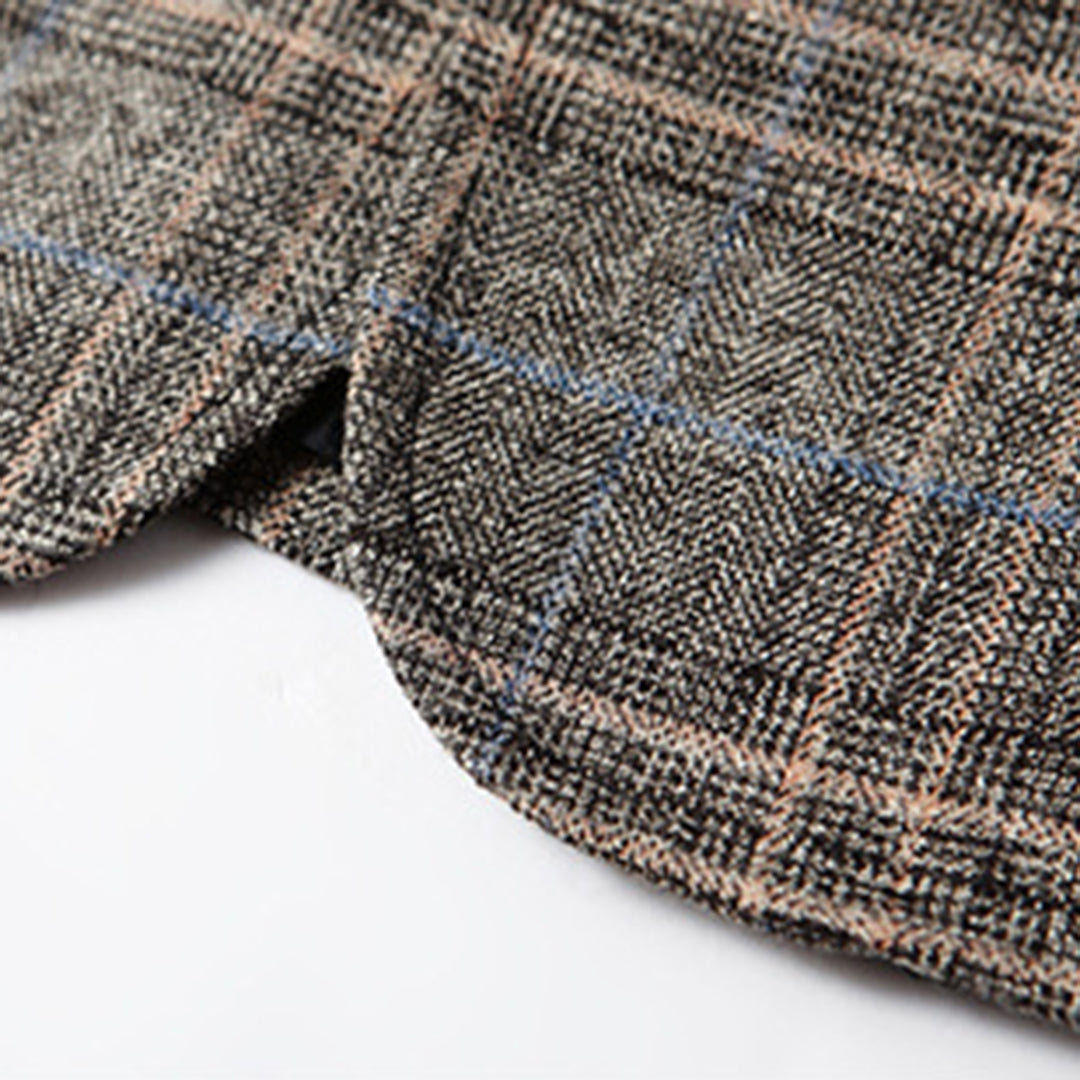Herre Casual Blazer med Broderet Mønster 5