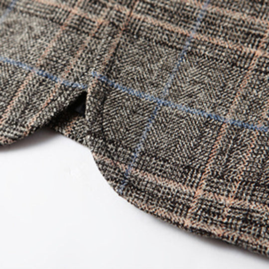 Herre Casual Blazer med Broderet Mønster 5