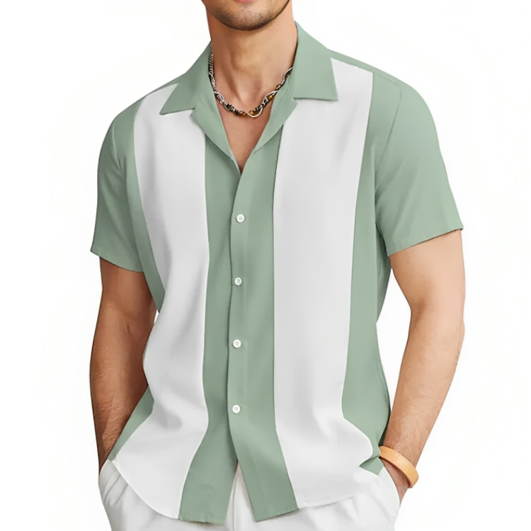 Herre Casual Skjorte Sommer Stil Polyester 2