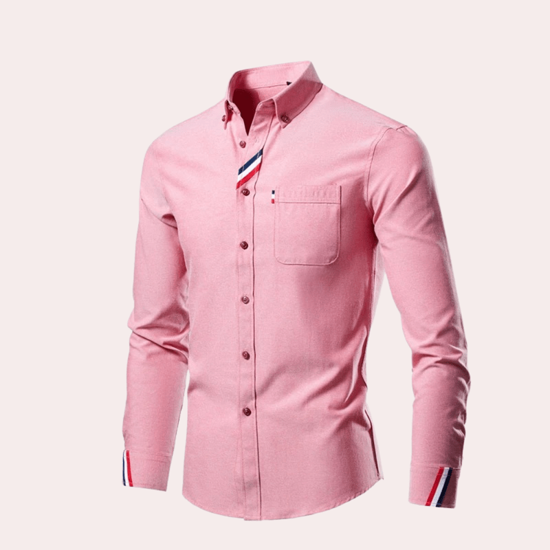 Herre Chemise Langærmet Med Elegant Design 3
