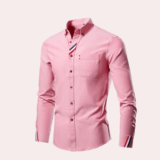 Herre Chemise Langærmet Med Elegant Design 3