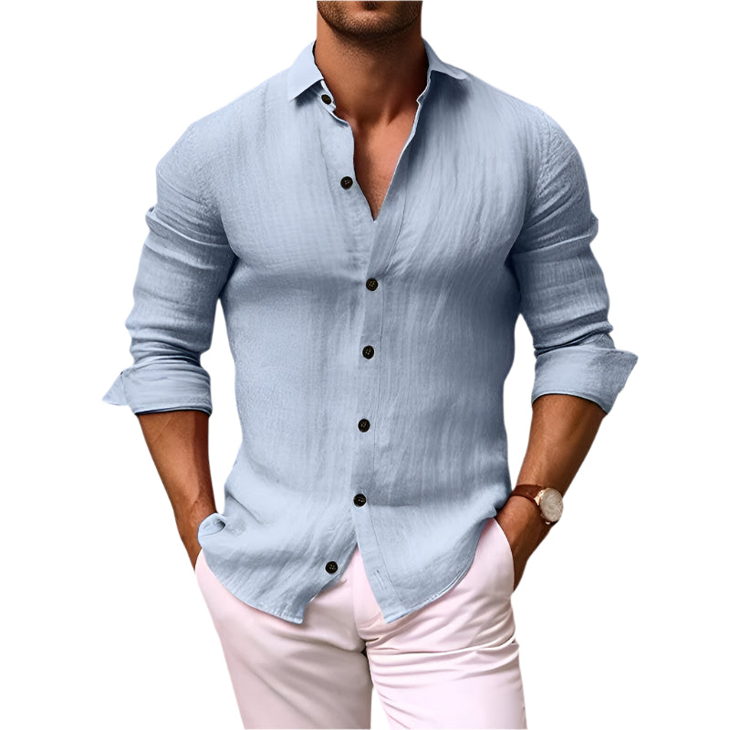 Herre Chemise Trachten Regular Fit Coton 0