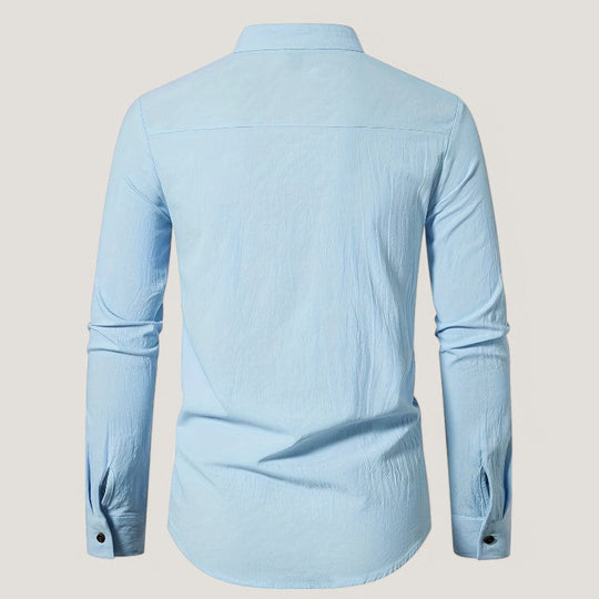 Herre Chemise Trachten Regular Fit Coton 3