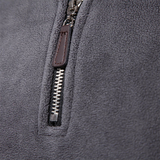 Herre Fleecejakke Pullover Design Lynlås Fleece 3