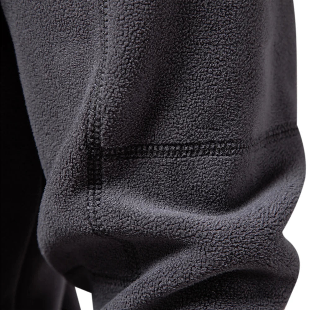 Herre Fleecejakke Pullover Design Lynlås Fleece 5