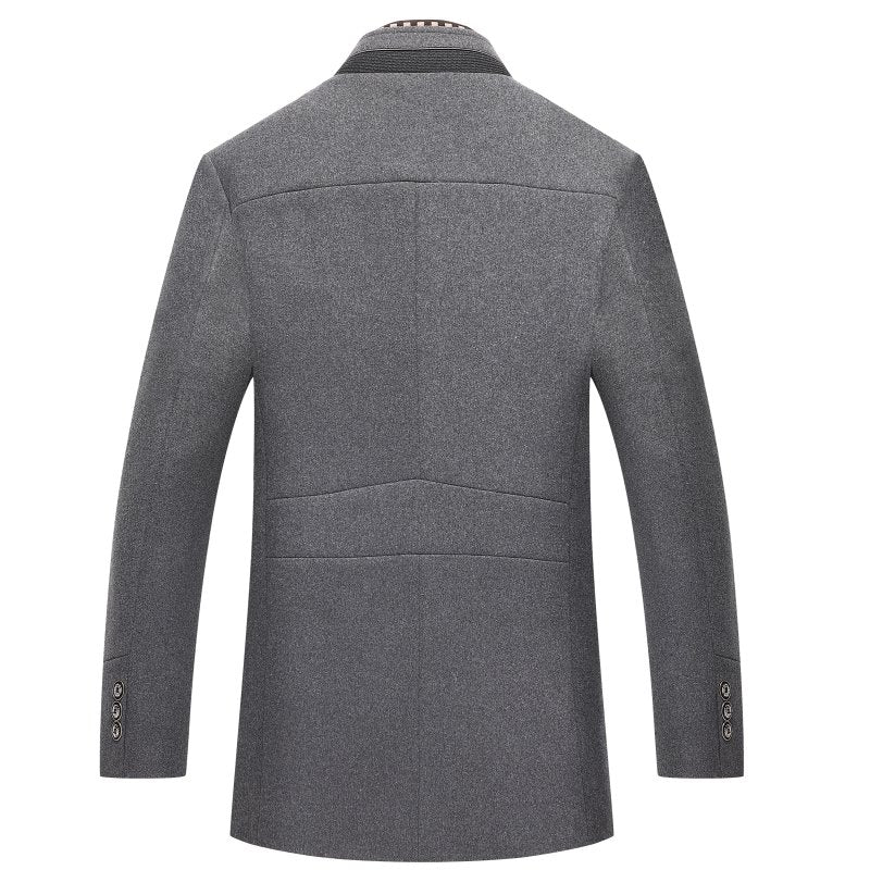 Herre Frakke Klassisk Design Vinter 4