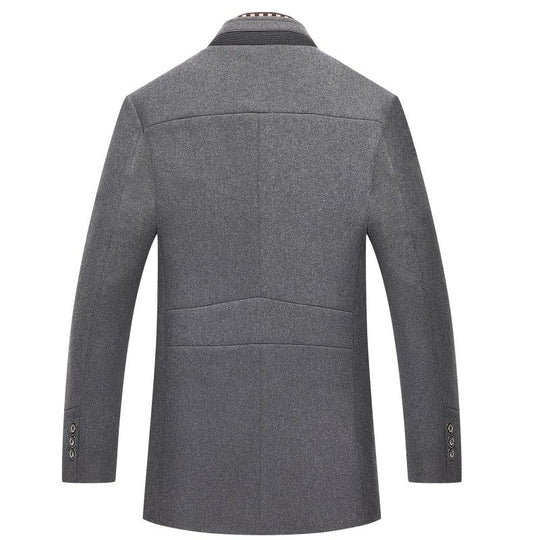 Herre Frakke Klassisk Design Vinter 4