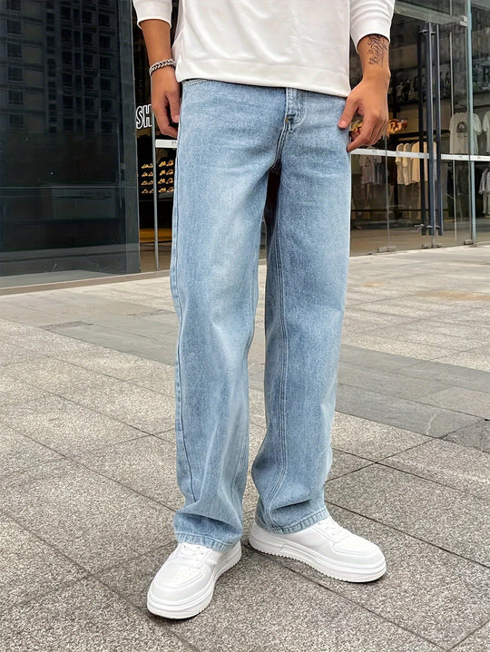 Herre Jeans Løs Pasform 3
