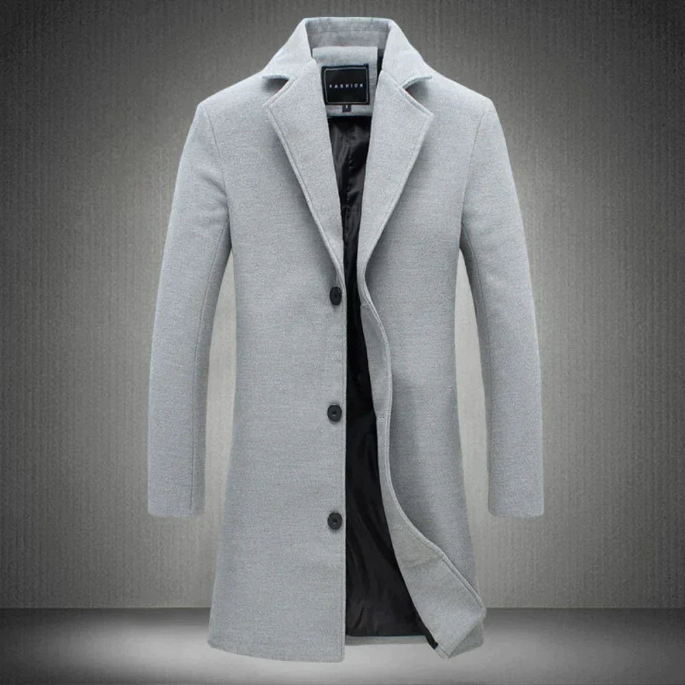 Herre Kappa Uld Modern Design 5
