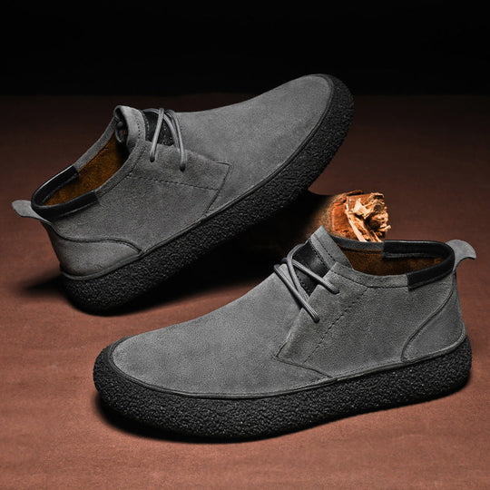 Herre Loafers Mid-Top med Snørebånd og Grippet Sål til Mænd 2