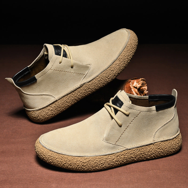 Herre Loafers Mid-Top med Snørebånd og Grippet Sål til Mænd 3