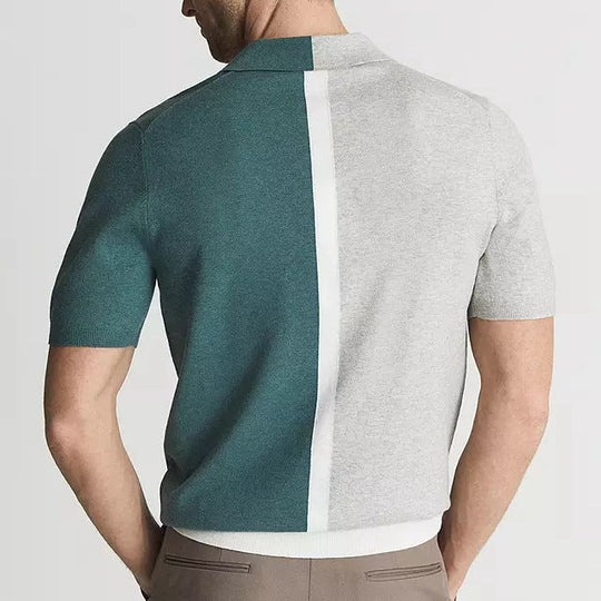 Herre Polo Shirt med Kontrastdetaljer 1
