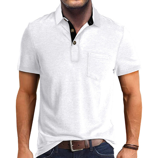 Herre Polohemd Klassisk Stil 1