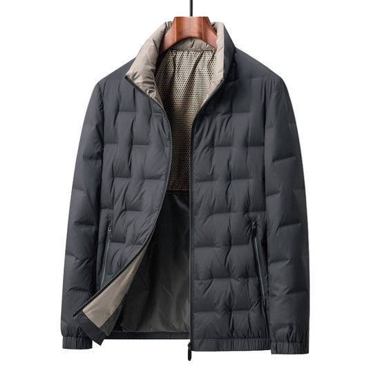 Herre Quilted Jakke Vandafvisende og Vindafvisende 0