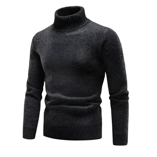 Herre Rullekrave Sweater Klassisk Stil 0