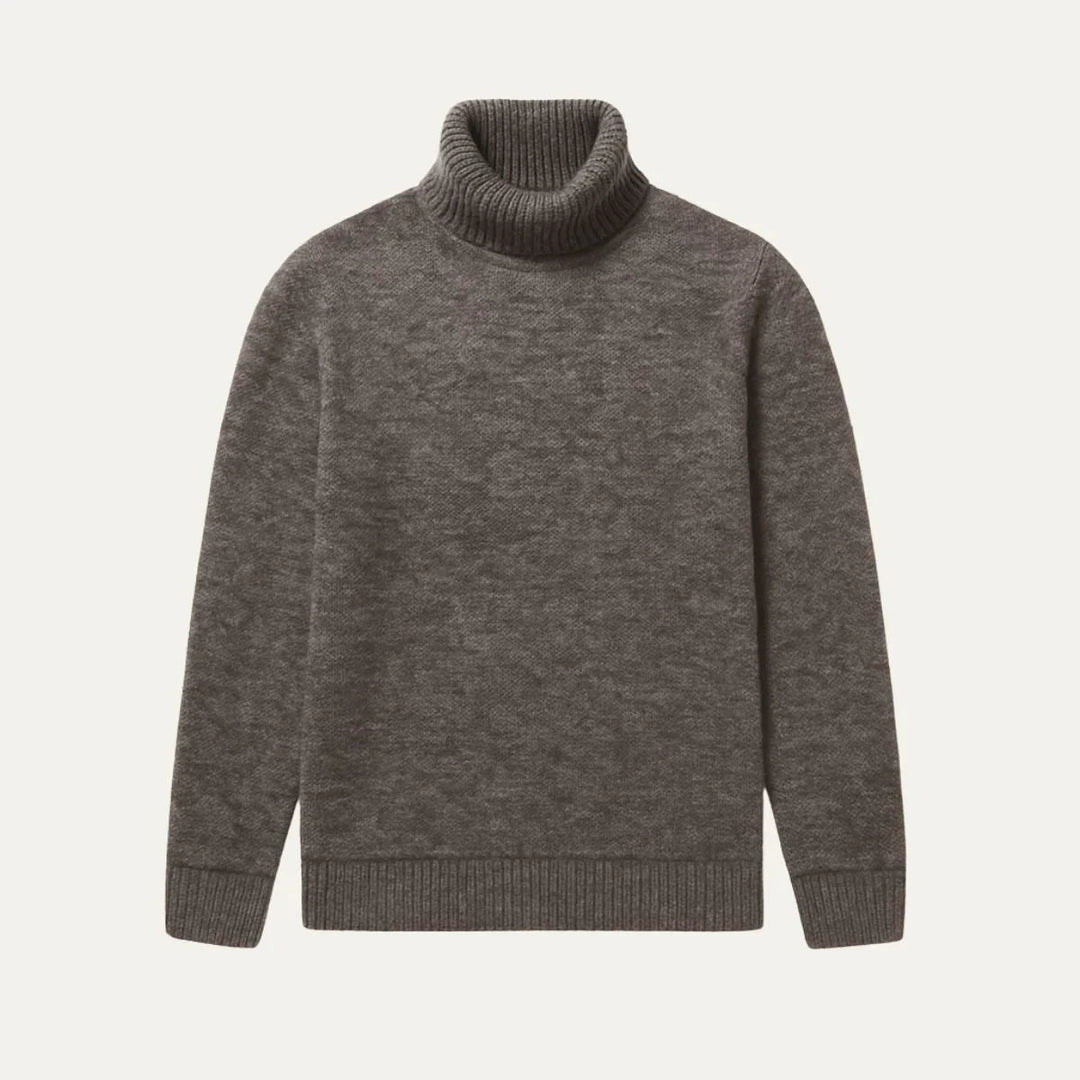 Herre Rullekrave Sweater Klassisk Stil 1