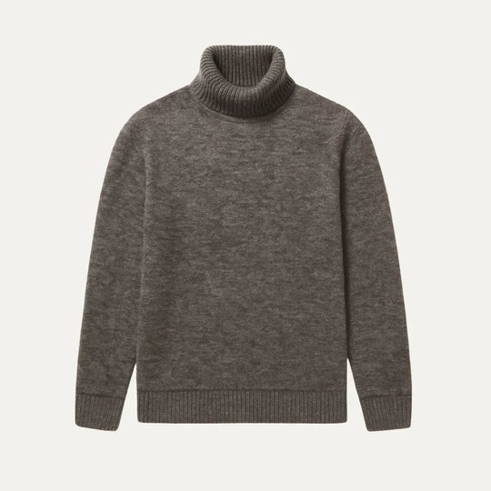 Herre Rullekrave Sweater Klassisk Stil 1