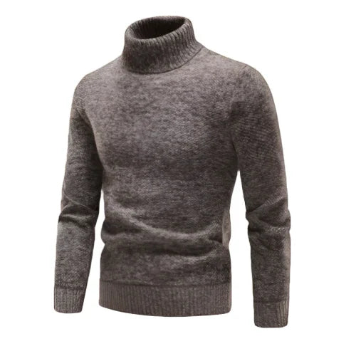 Herre Rullekrave Sweater Klassisk Stil 5