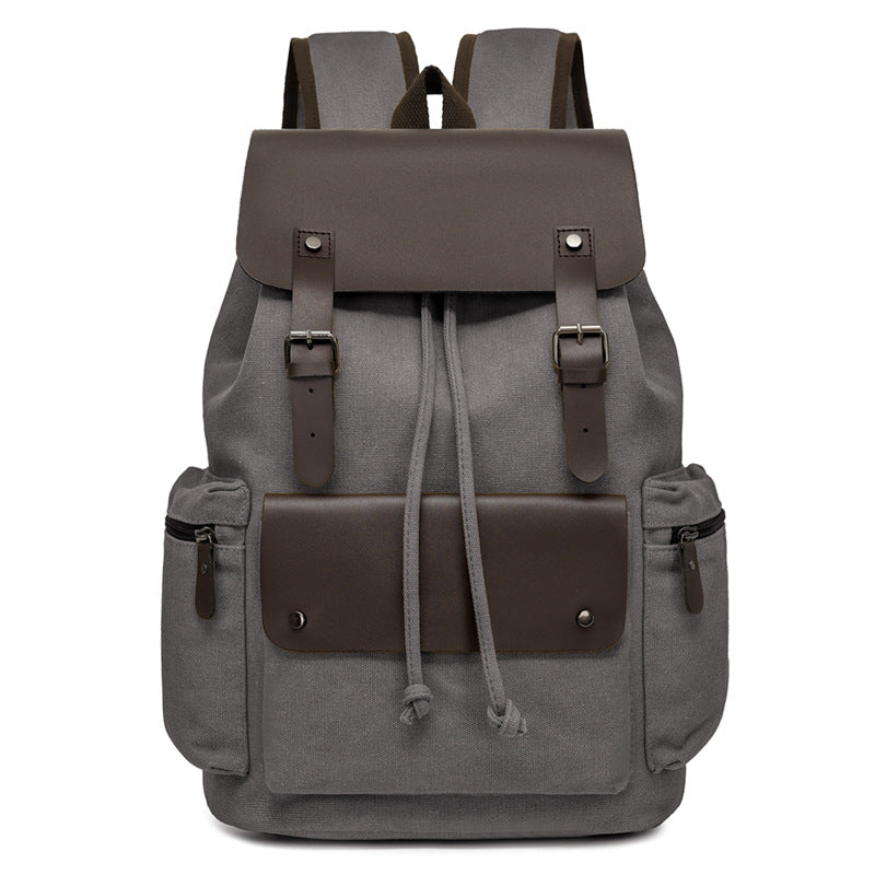 Herre Rygsæk Canvas Stilfuld Design 9