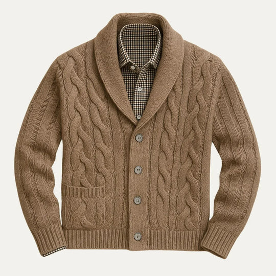 Herre Striktrøje Cardigan Til Mænd - Skræddersyet Uld Sweater til Formelle og Afslappede Anledninger 2
