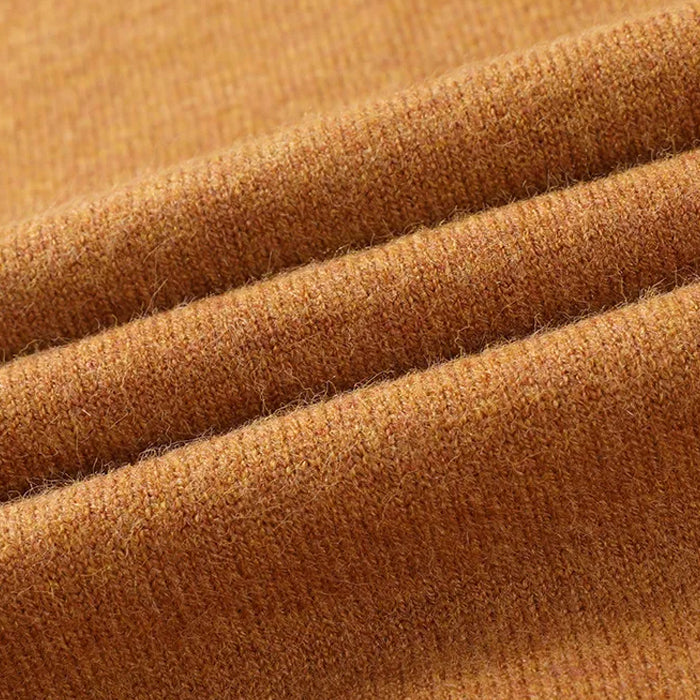Herre Sweater Polo Tætsiddende Rund Hals Design 3