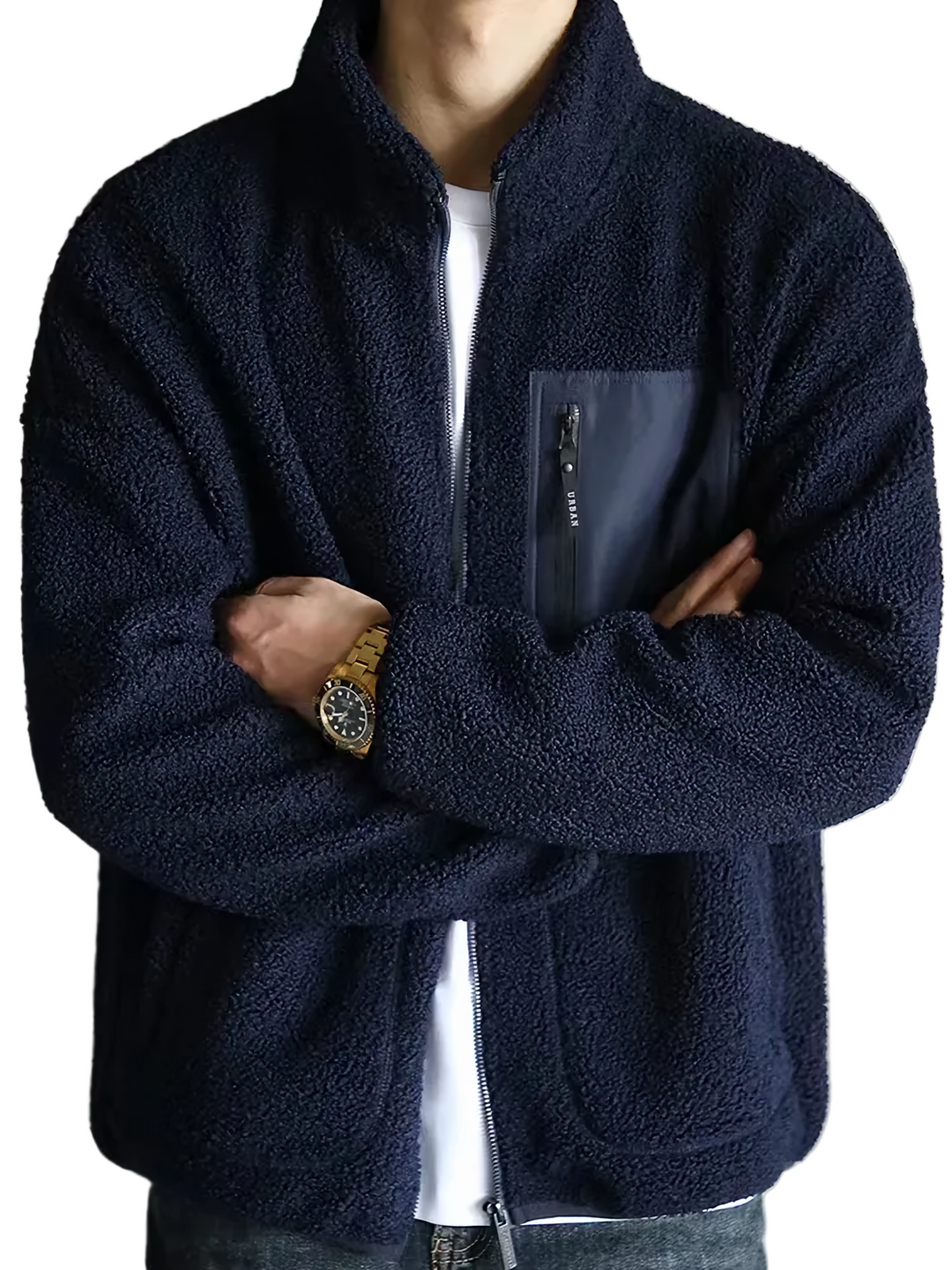 Herre Sweater i Lamb Wool Stilfuld 0
